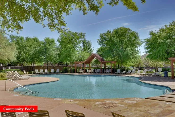 One of many community pools in Woodbridge!