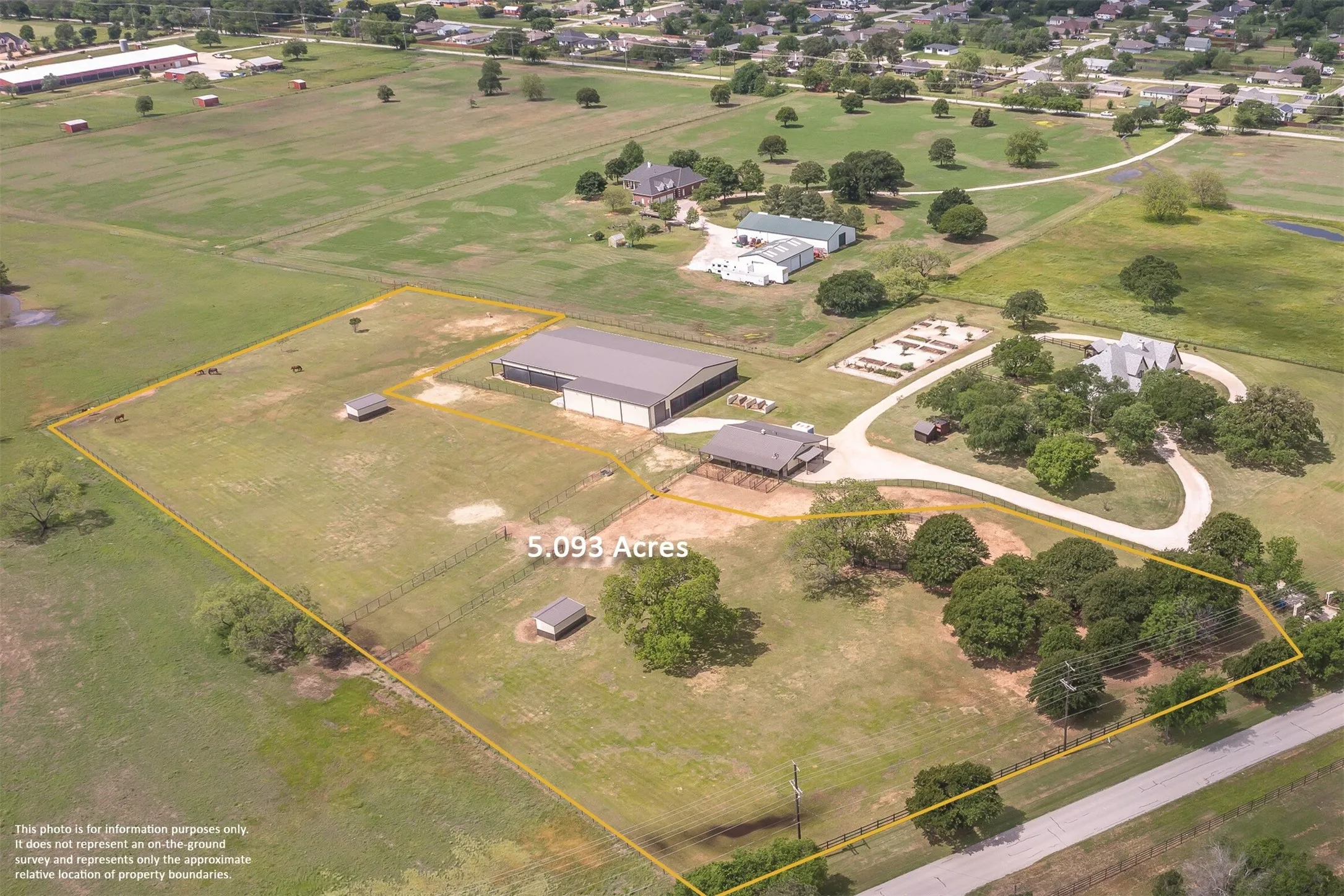 Overhead View facing Southwest