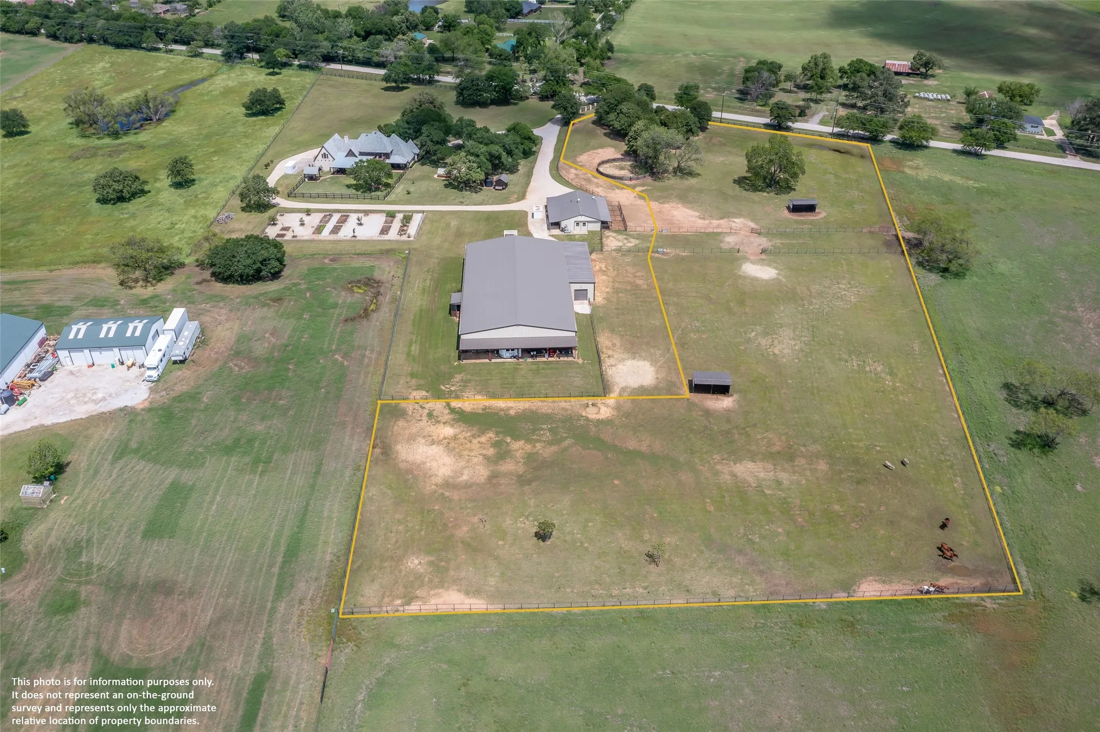 Overhead View facing North