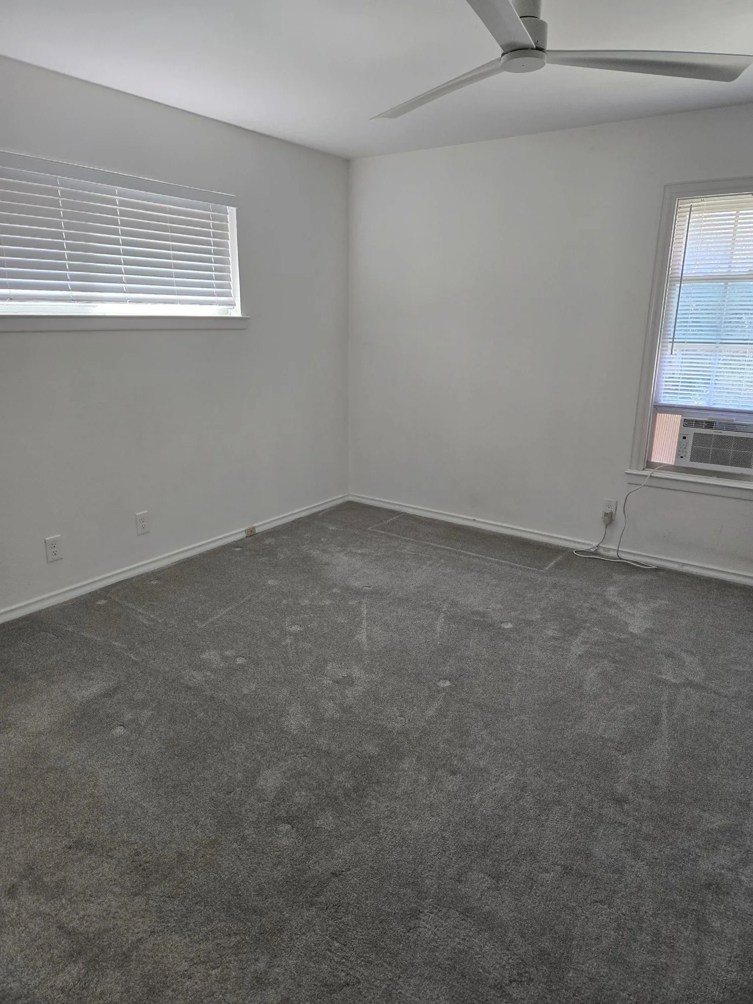 White interior walls