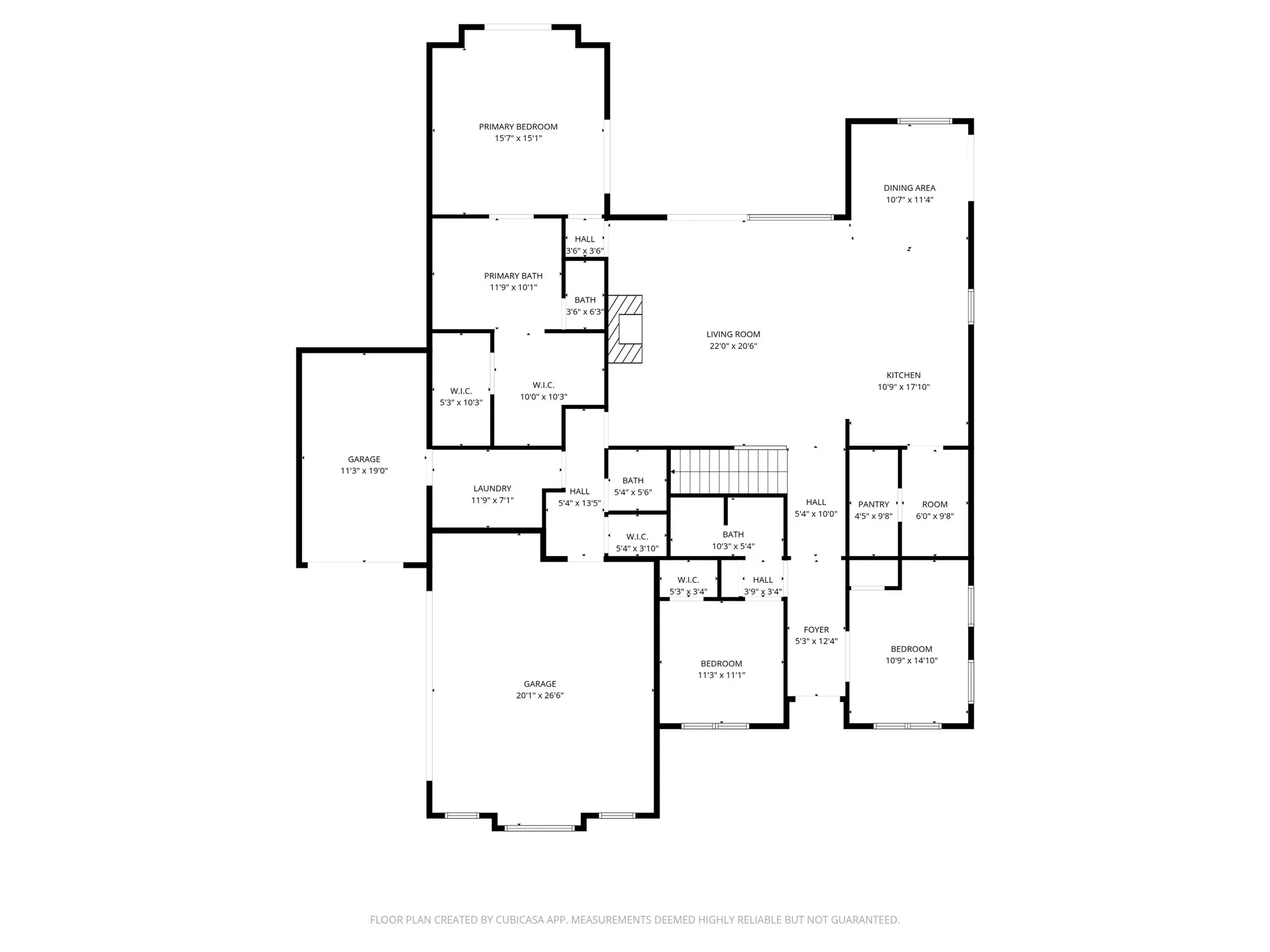 View of room layout