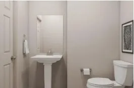 Redwood Half Bath