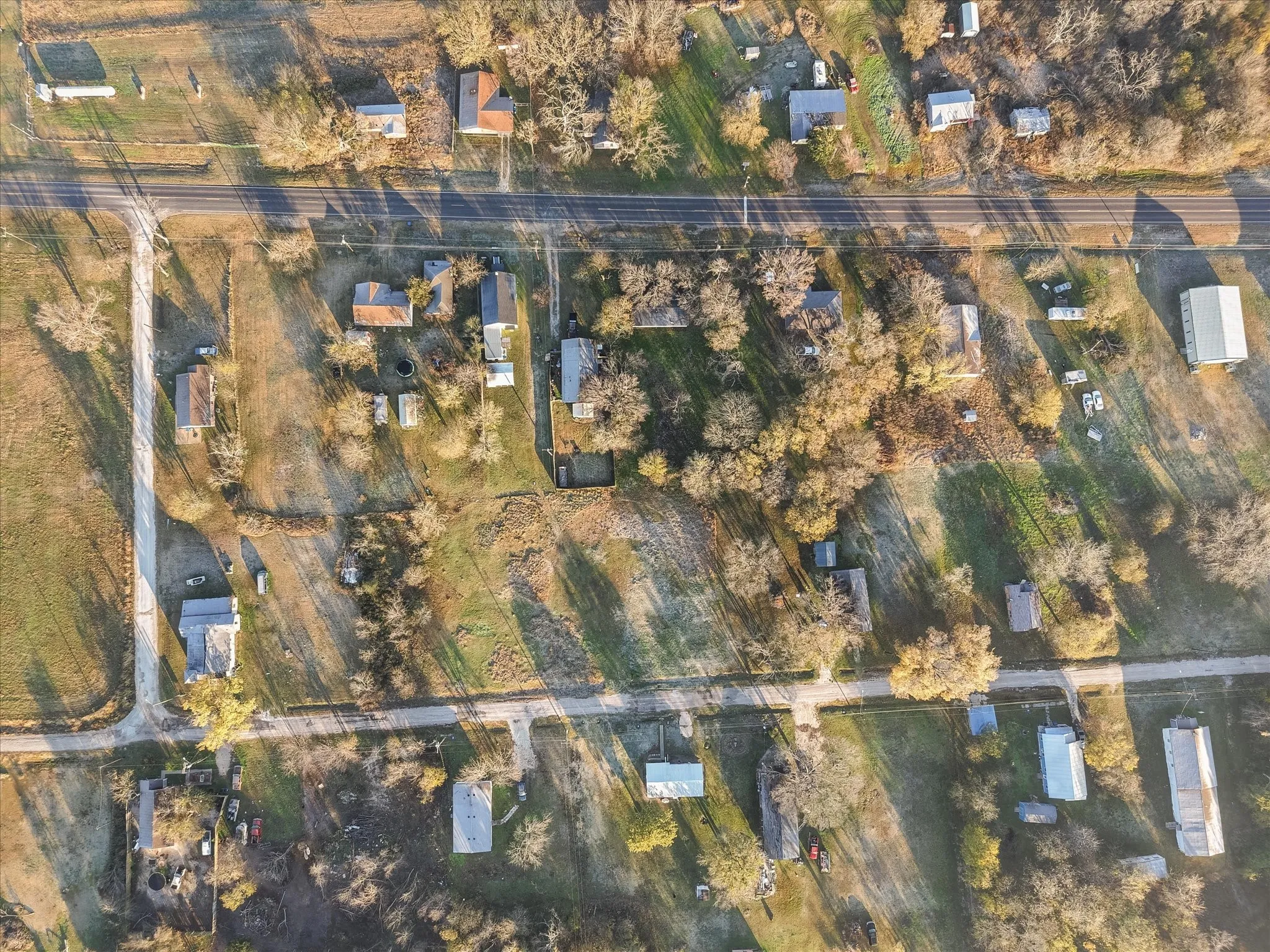 Aerial view of property's location
