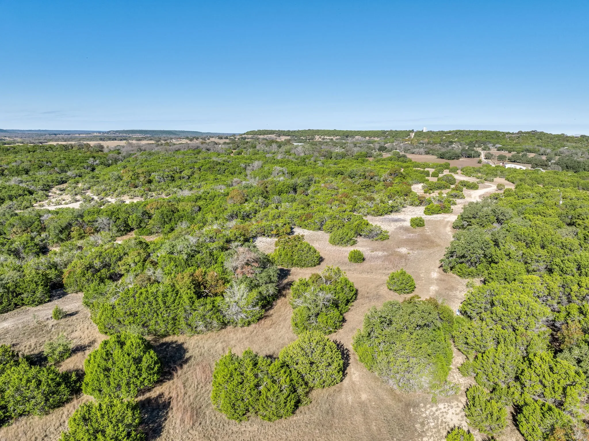 Aerial view of property's location