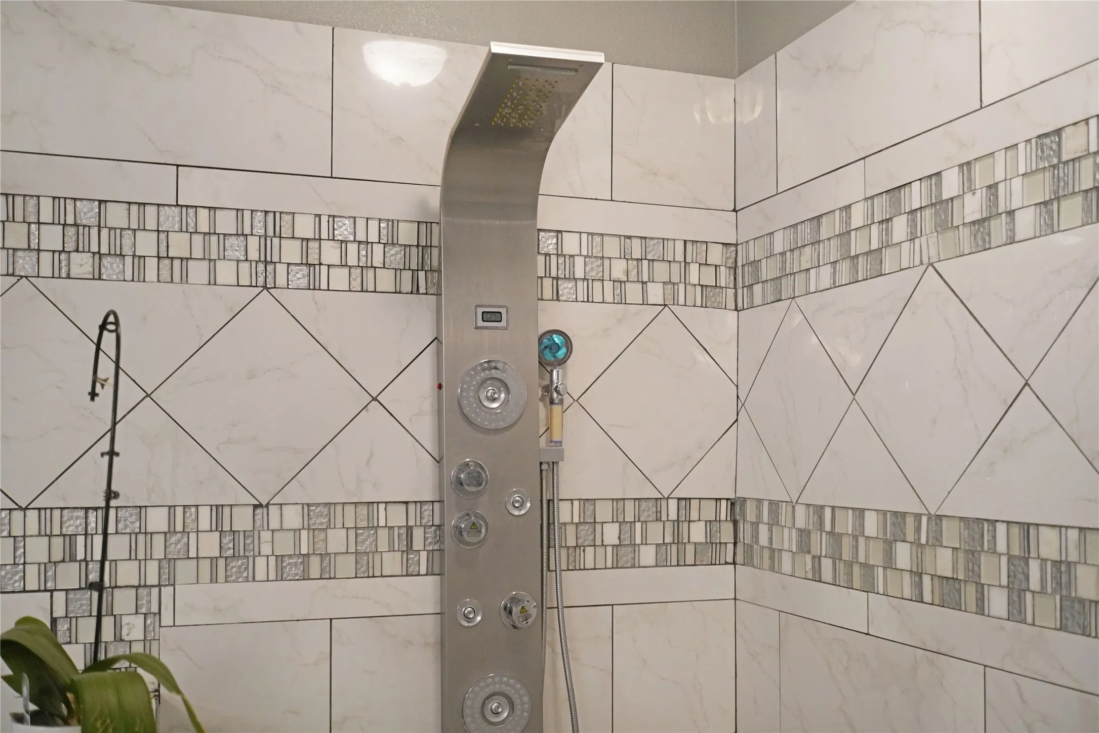 Bathroom featuring a walk in shower