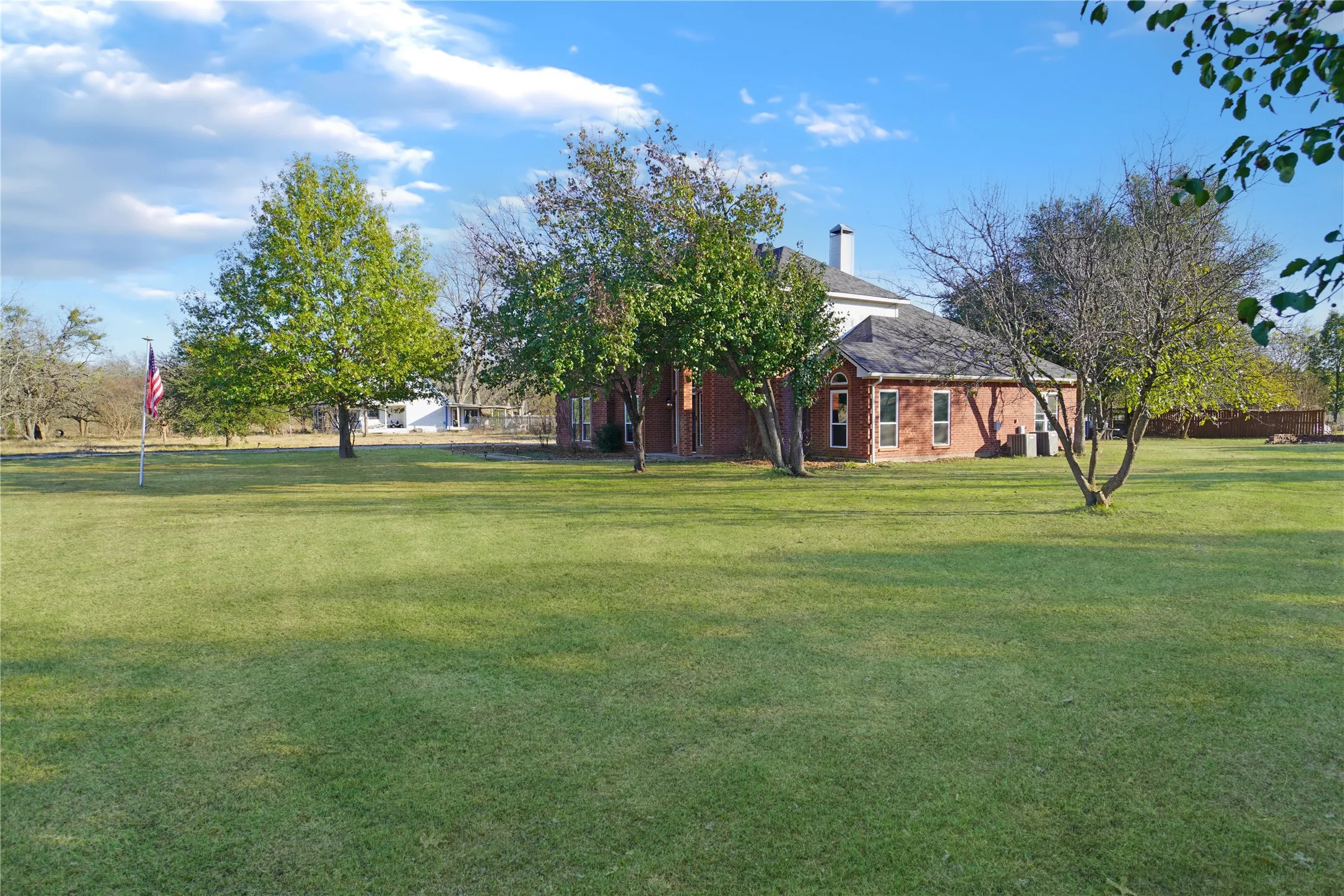 View of green lawn