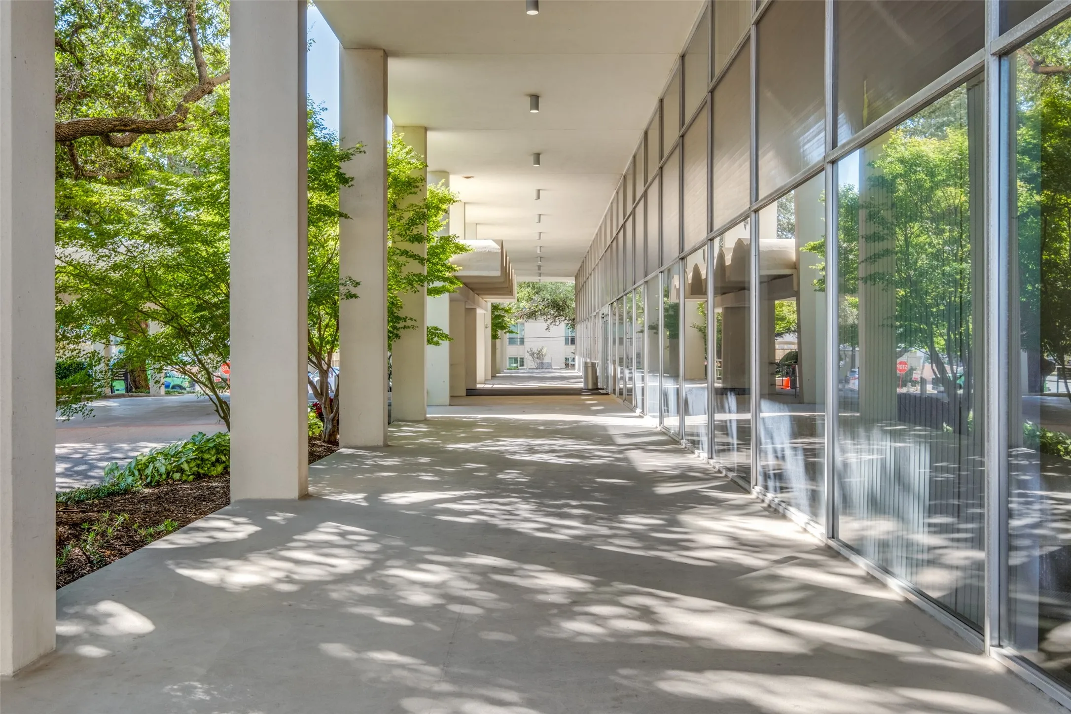 Veranda walking toward entrance