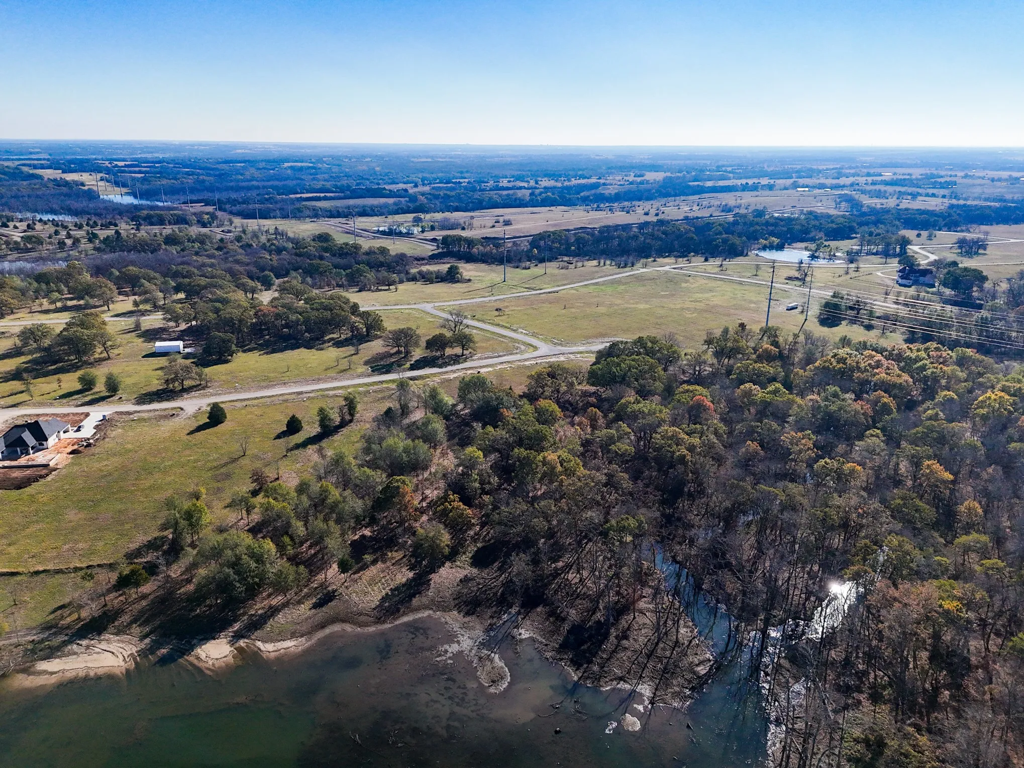 Aerial overview of property's location