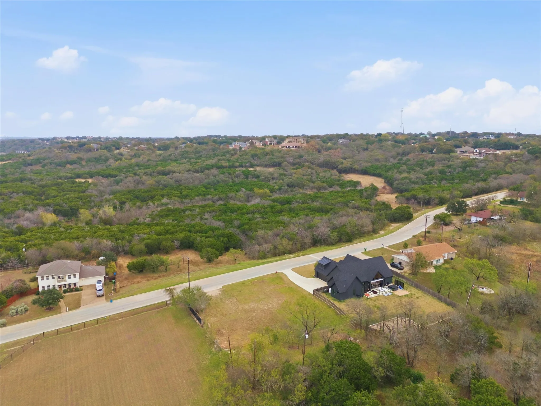 Aerial view of property and surrounding area