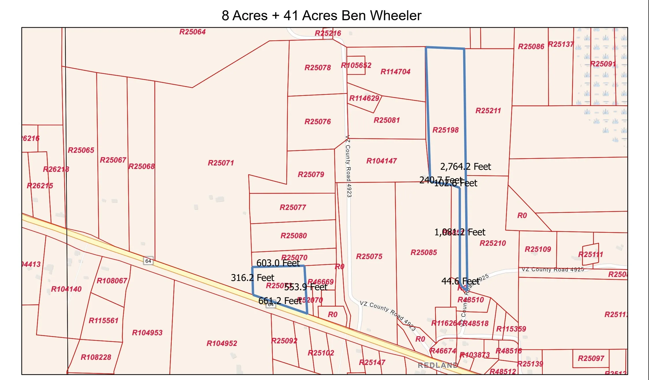 Parcel map