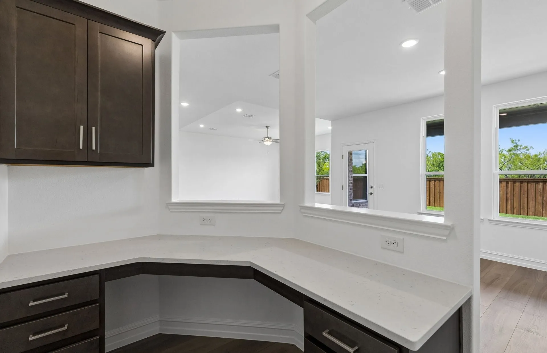 Kitchen with abundant countertop space