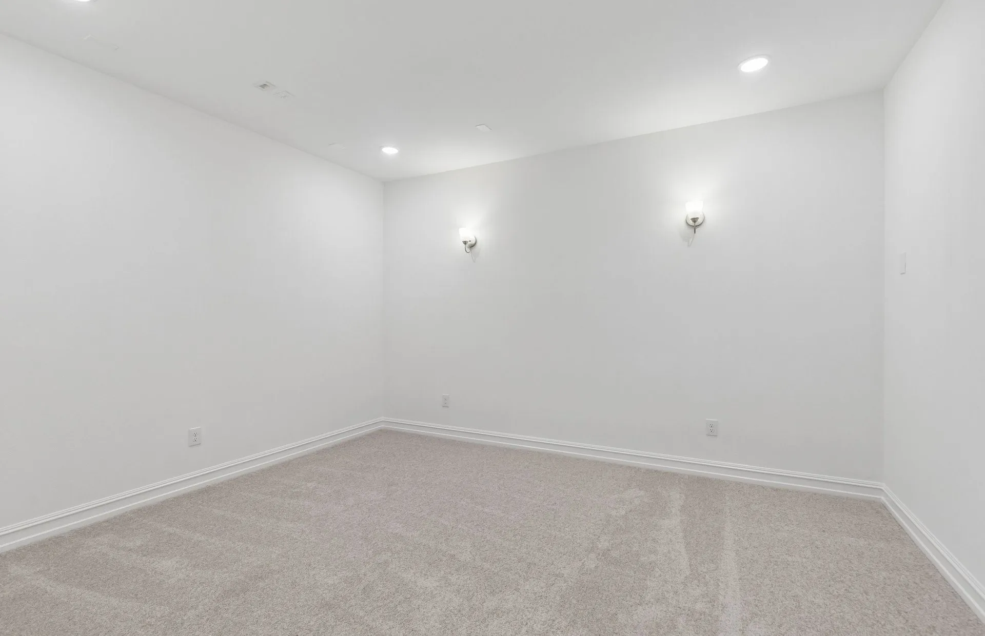 Media room on second level