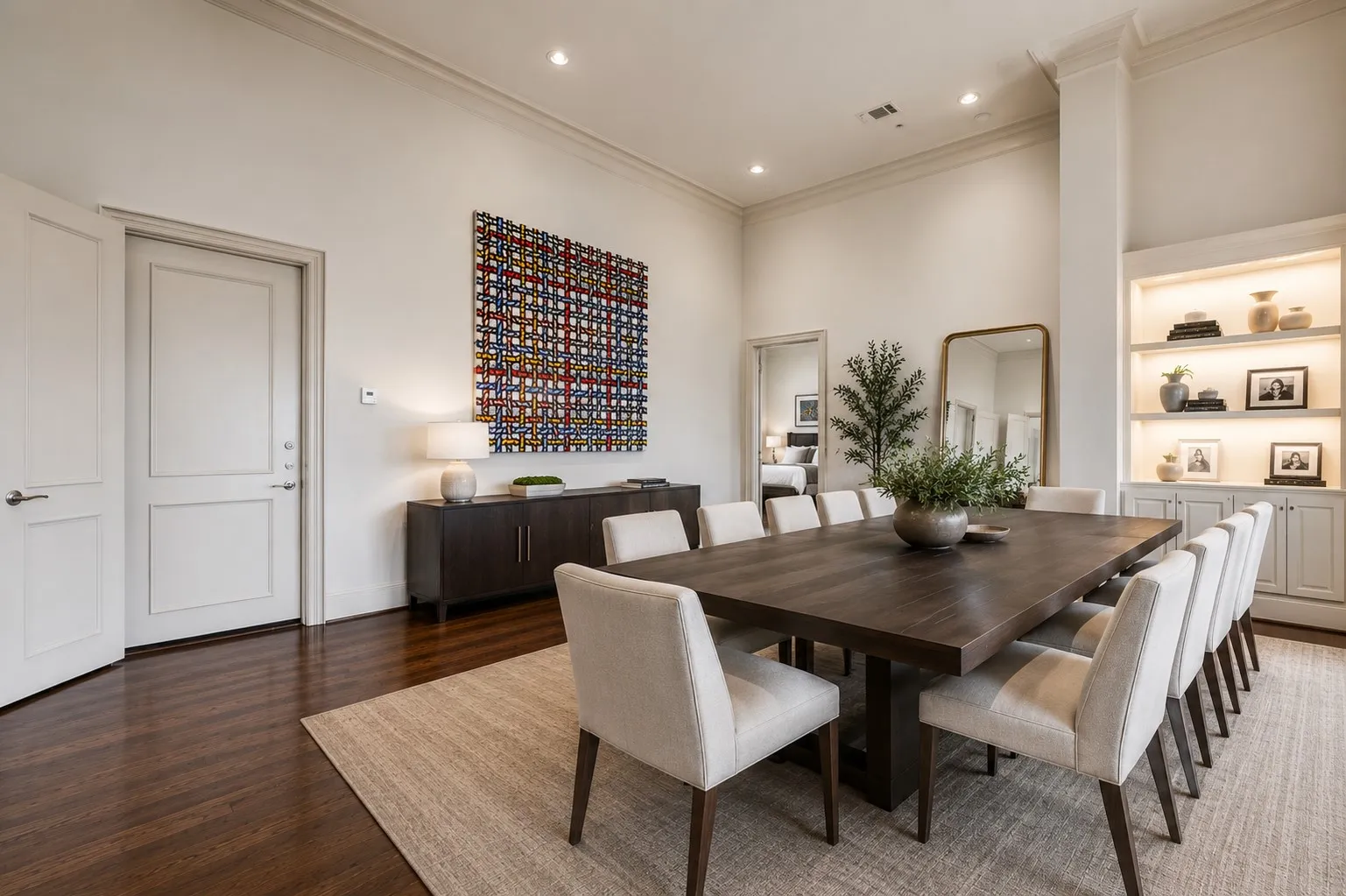 Dining area is Virtually Staged