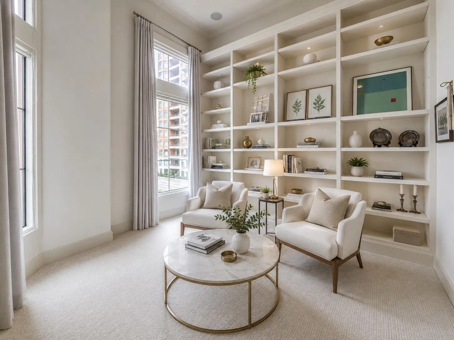 Sitting room is virtually Staged