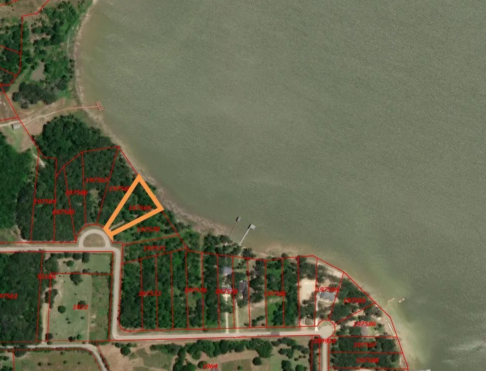 Aerial view - lot 72 highlighted