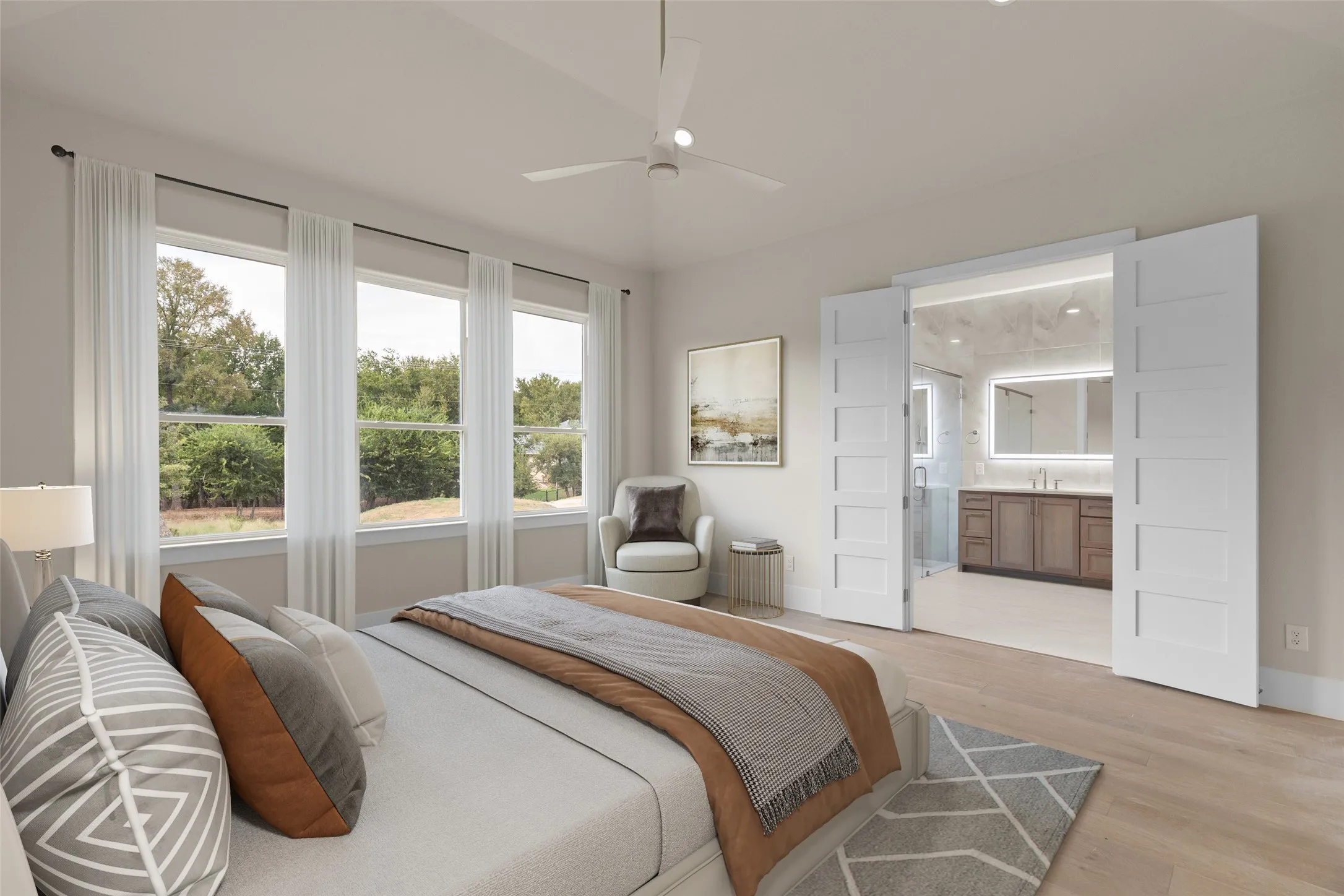 Virtually Staged: Primary Suite