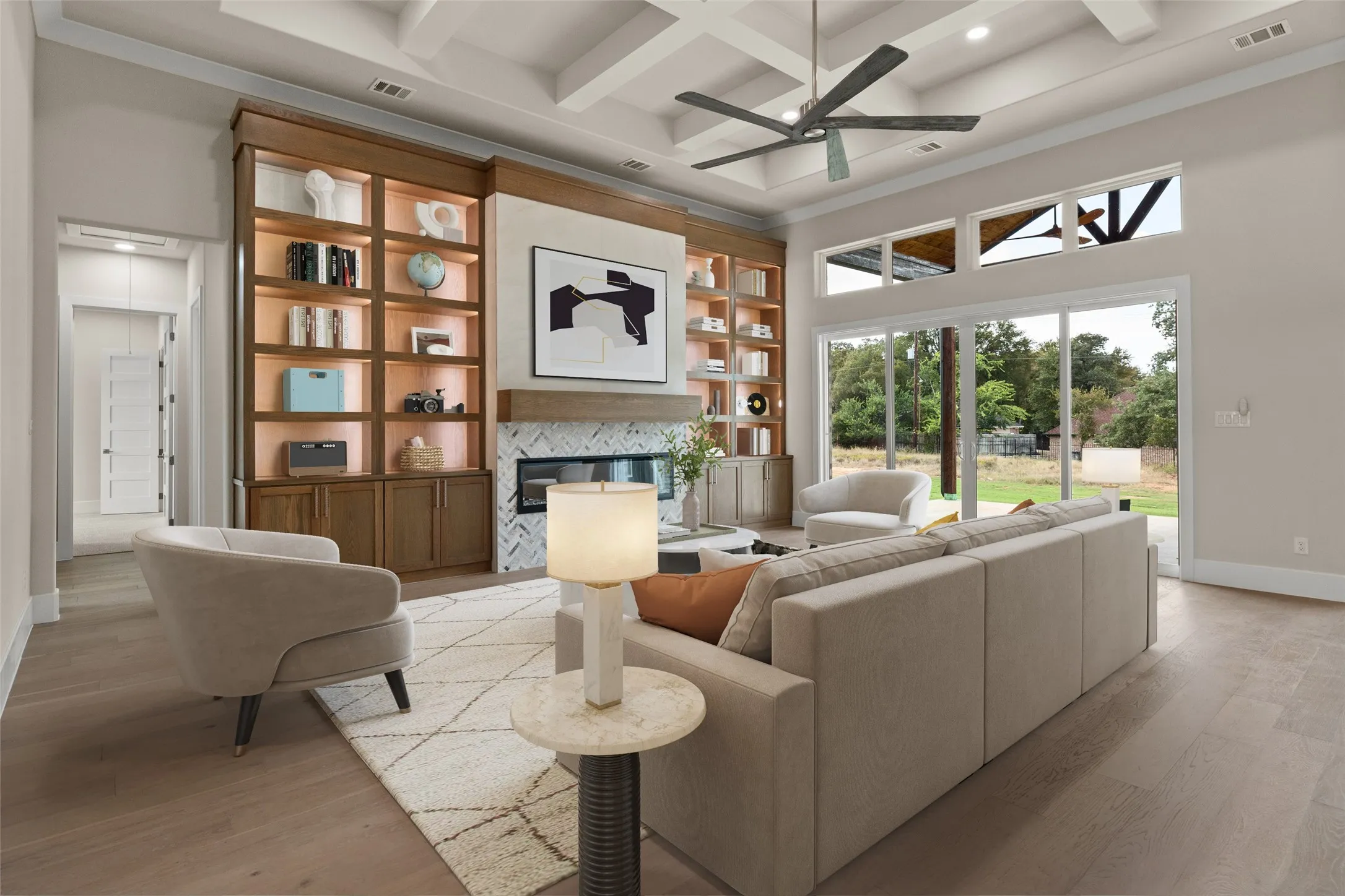 Virtually Staged: Living Room