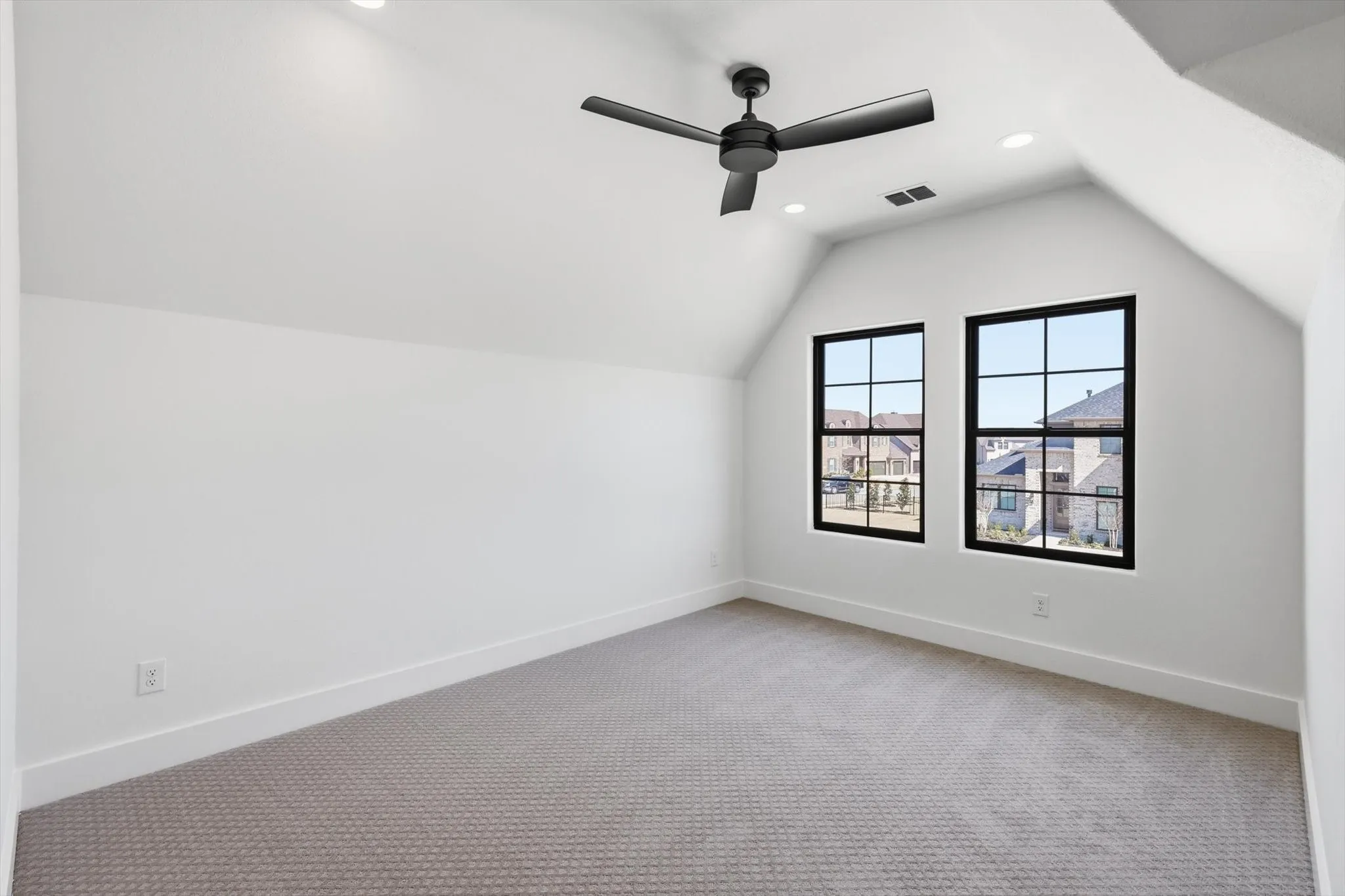 Large bedrooms with walk in closets.