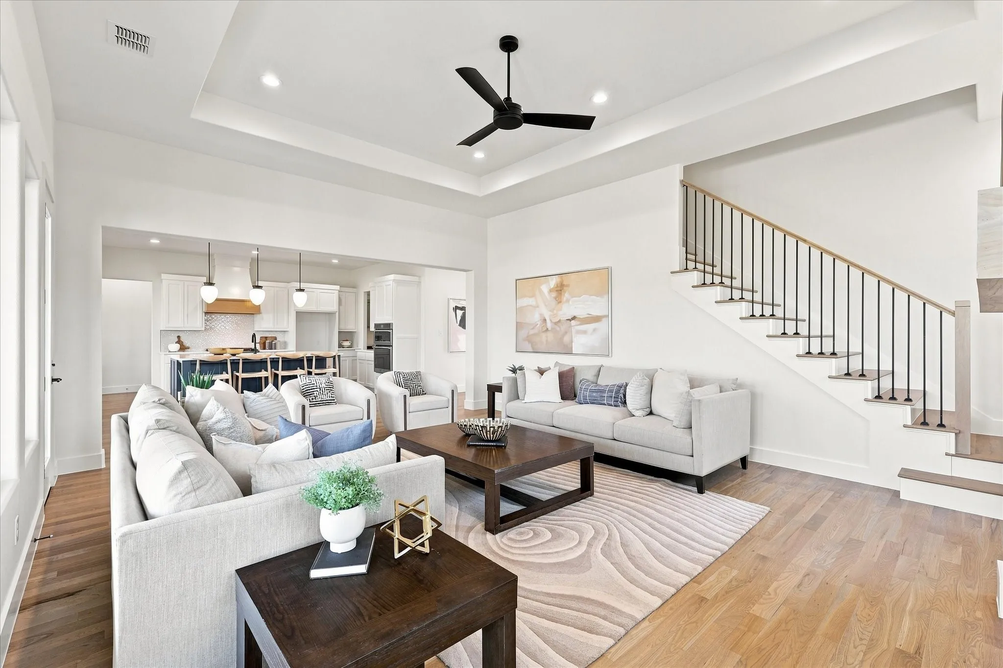 Great flow of space for daily living or entertaining.