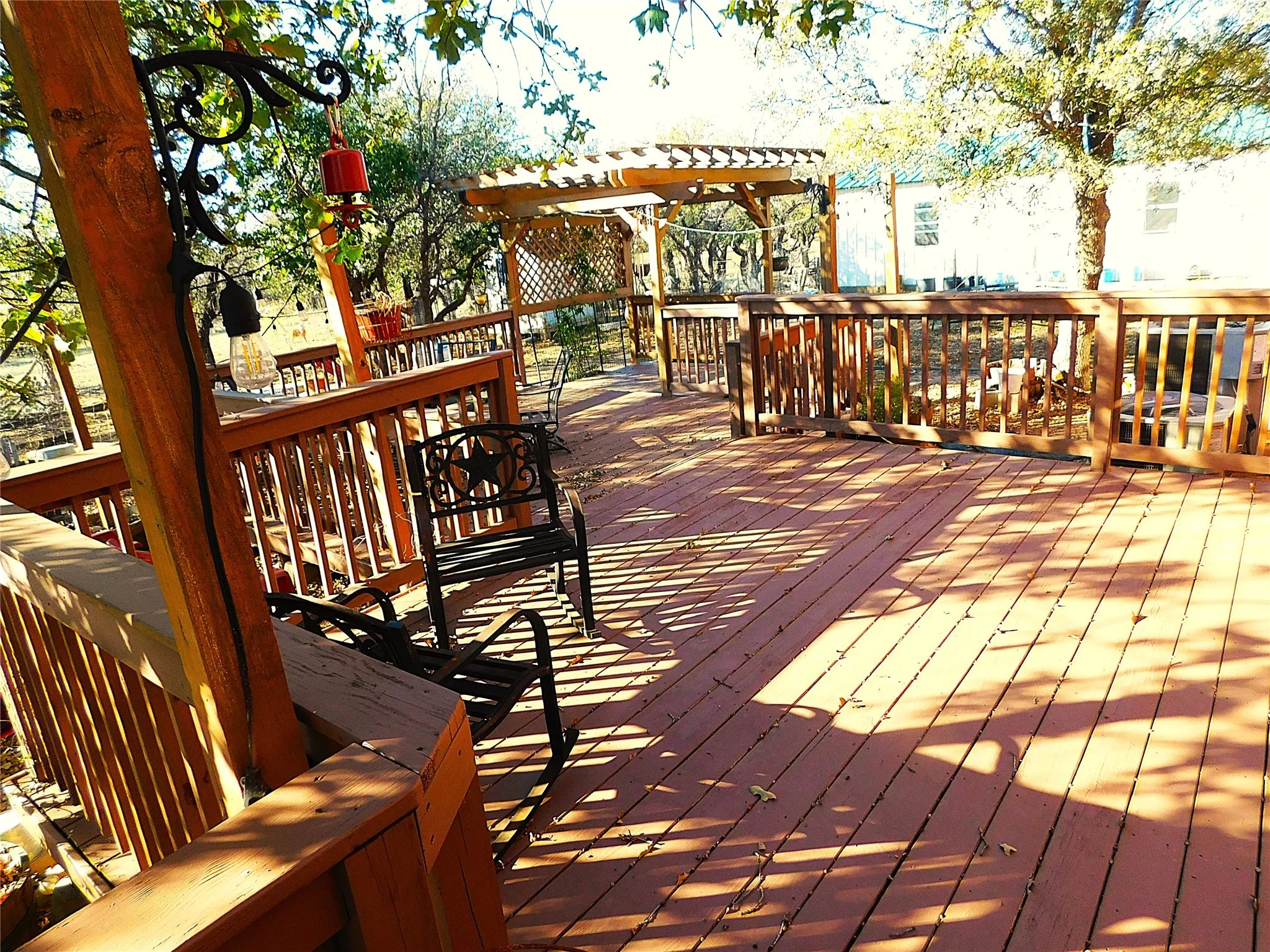View of deck