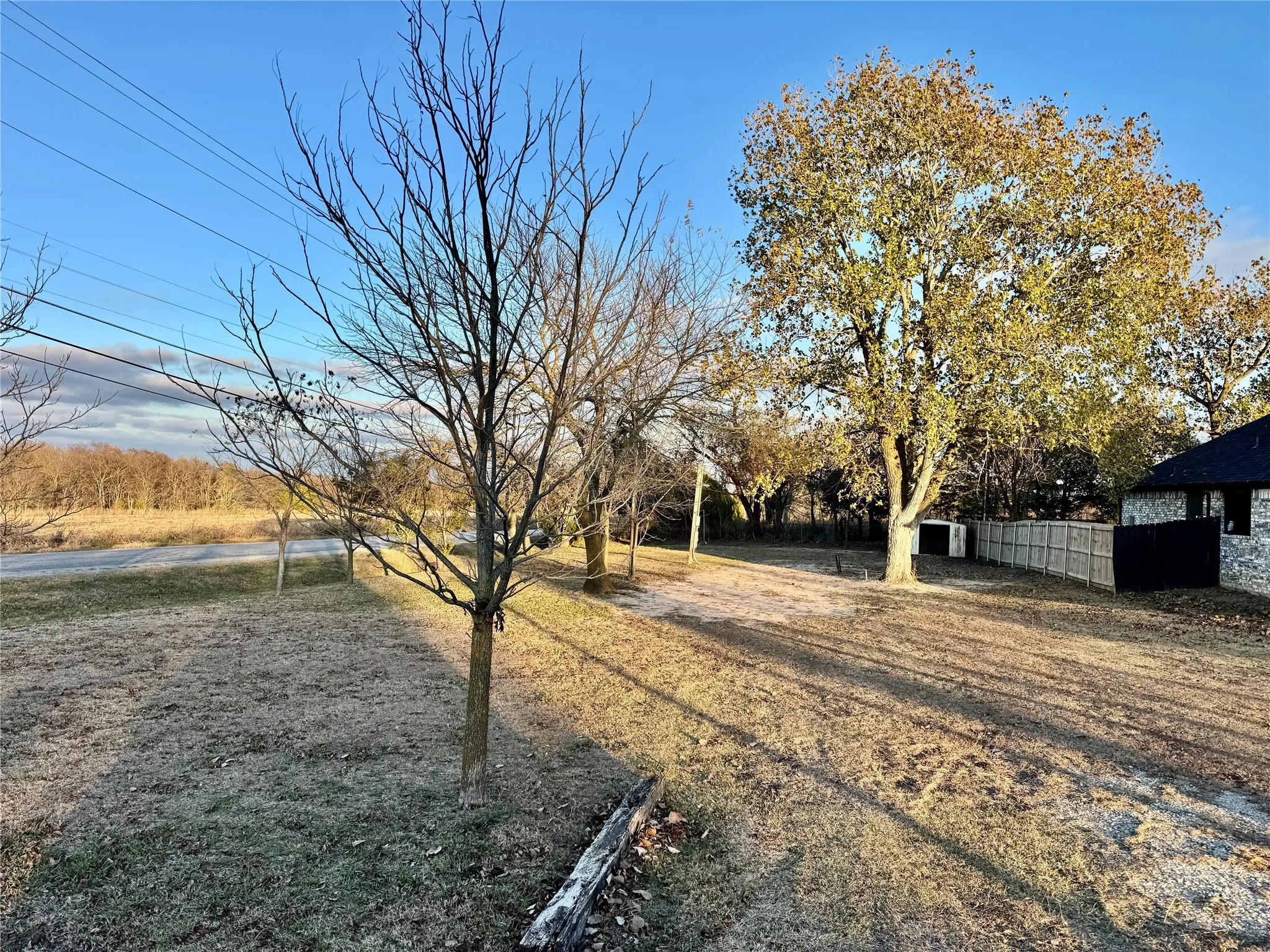 Front of lot- Facing East.