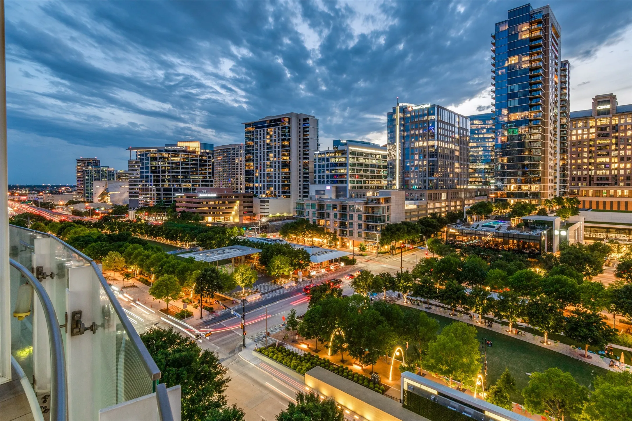 Klyde Warren Park at Night
