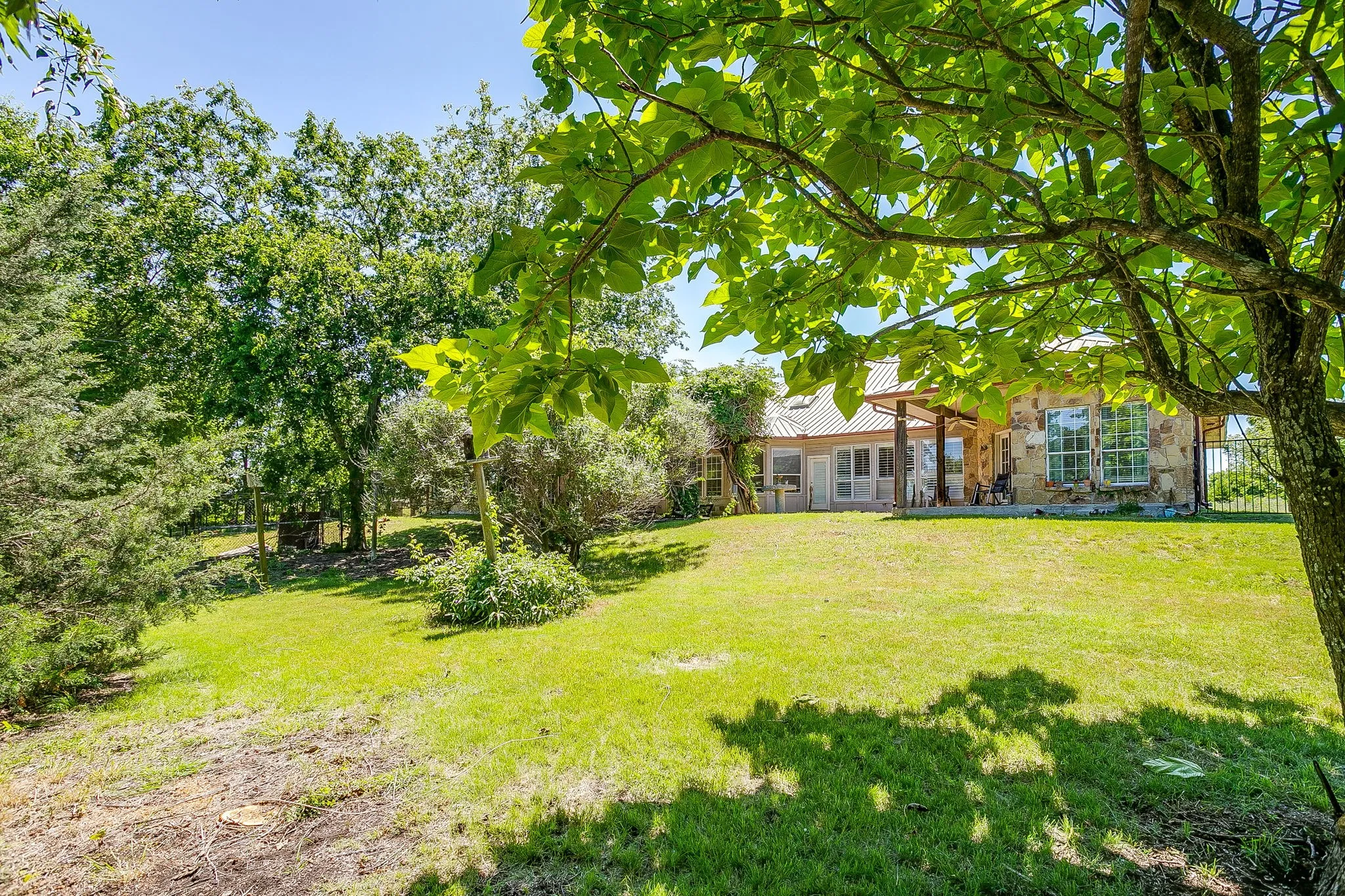 View of home from back fence