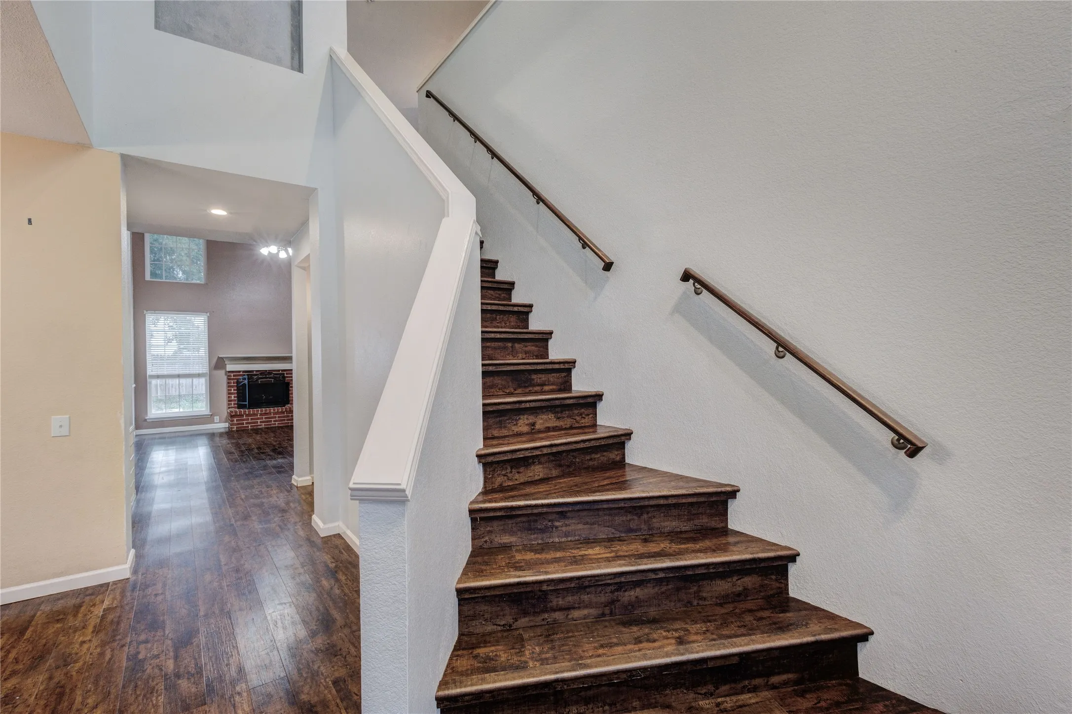 heading upstairs