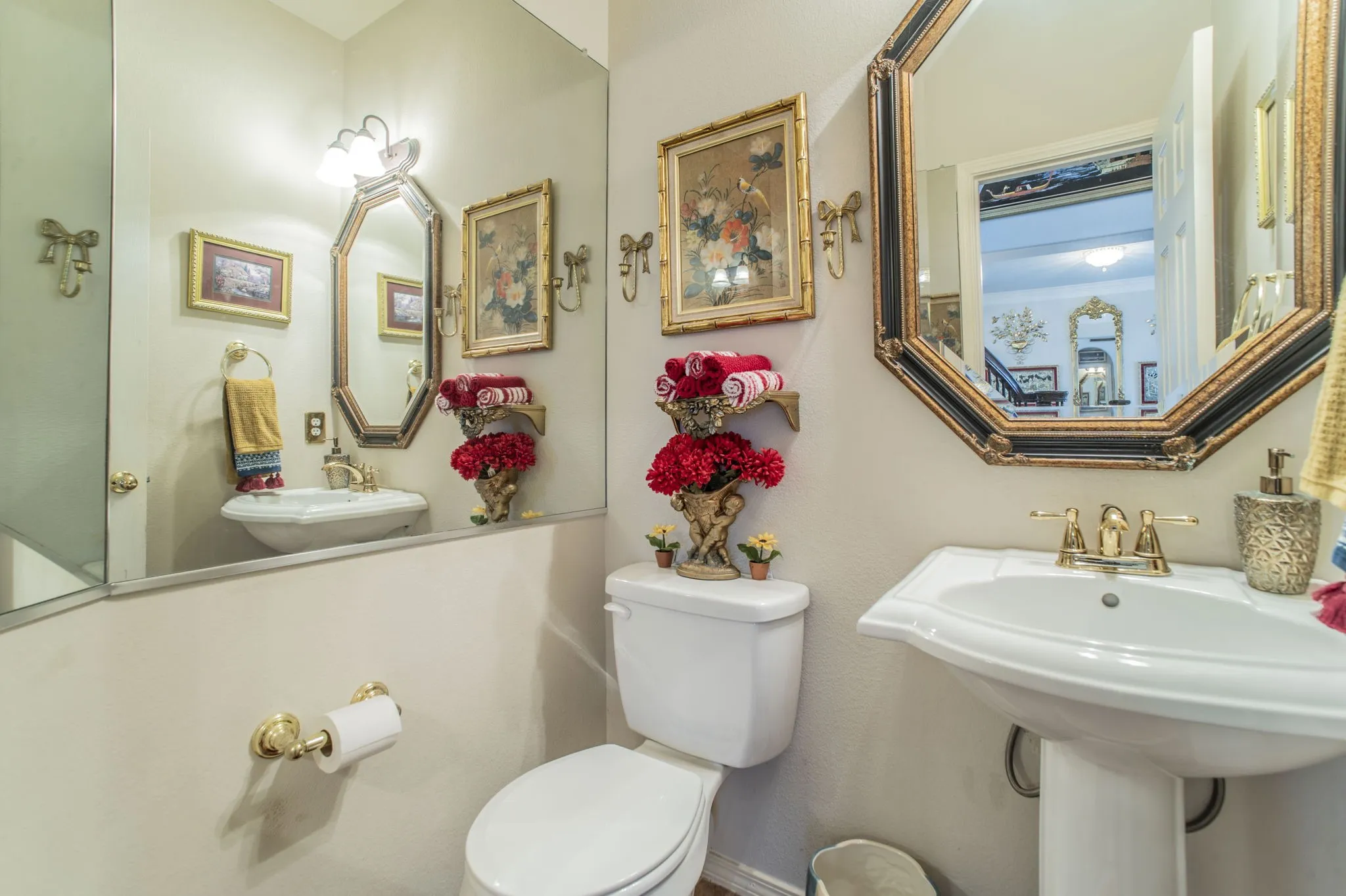 Bathroom with toilet and a sink