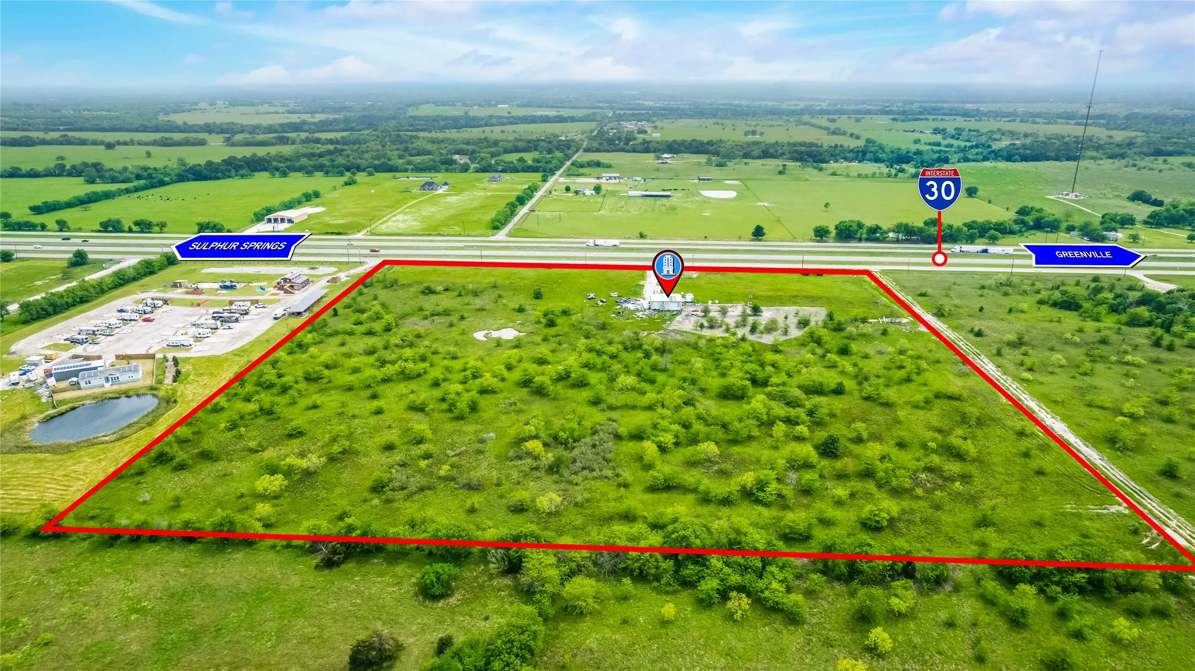 Unimproved Land For Sale in Hunt County , 5912 E Interstate 30, Campbell, Texas 75422, 0, 0, Garage spaces, 0 Sqft, built in 0, mls#21128714, Real Estate Agent in Campbell, Homes For Sale in Hunt county, Homes For Sale in Campbell, Realtor in Campbell Texas, Real Estate Brokerage Independent Realty Texas, Luminita Cordes Realtor