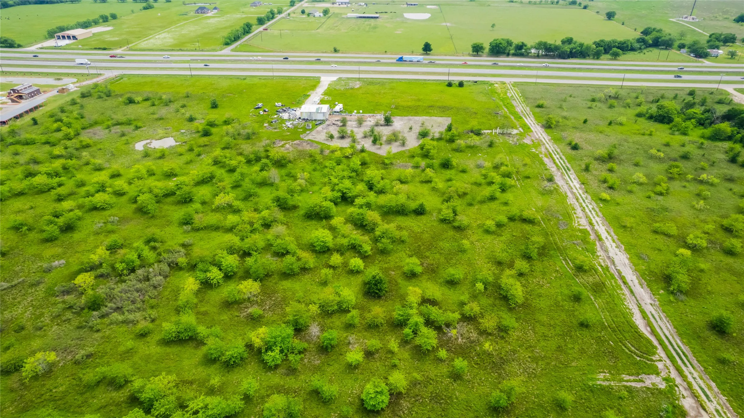 View of rural area with a highway