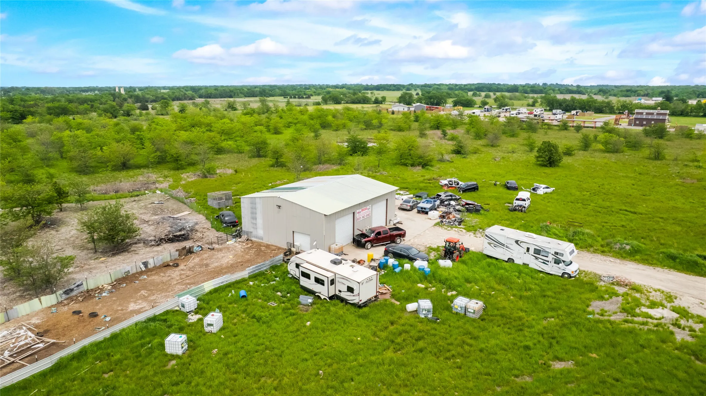Drone / aerial view