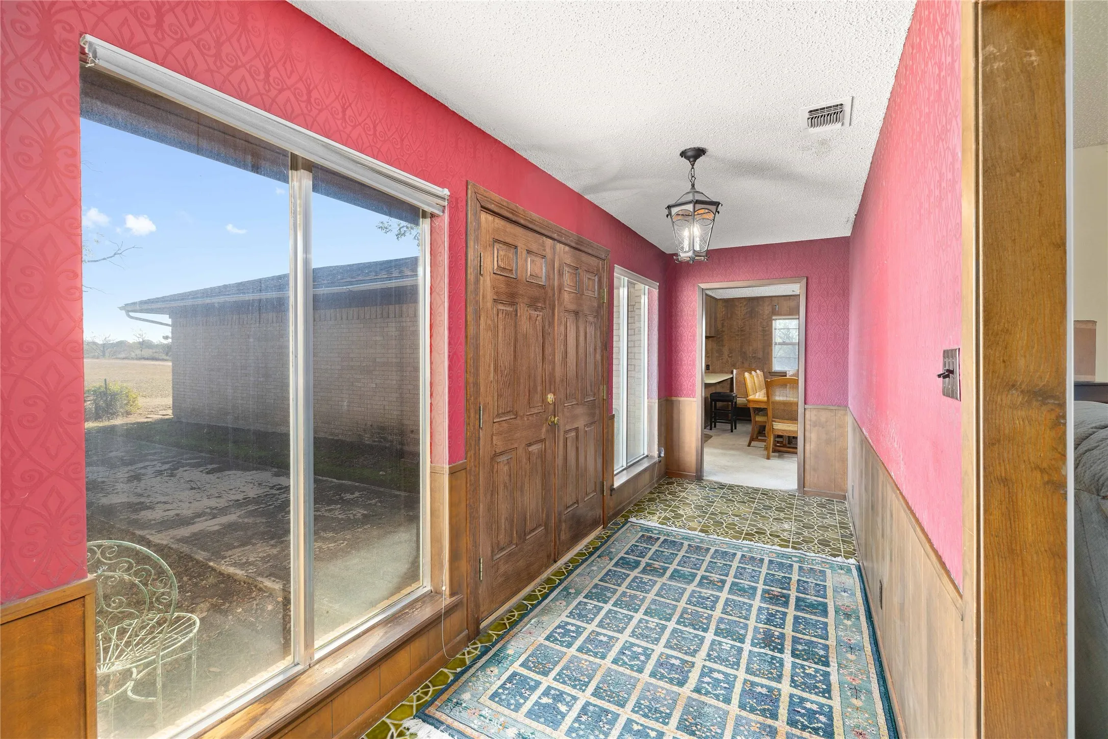 Formal foyer with natural lighting