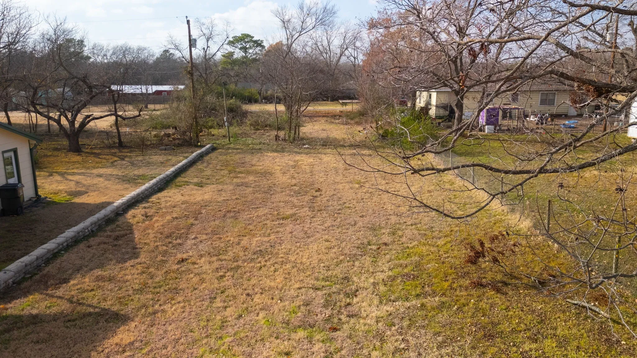 View of lot that sits on Choctaw Dr