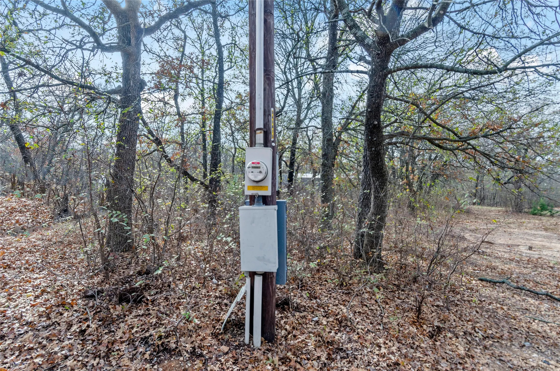 Exterior view of electric meter