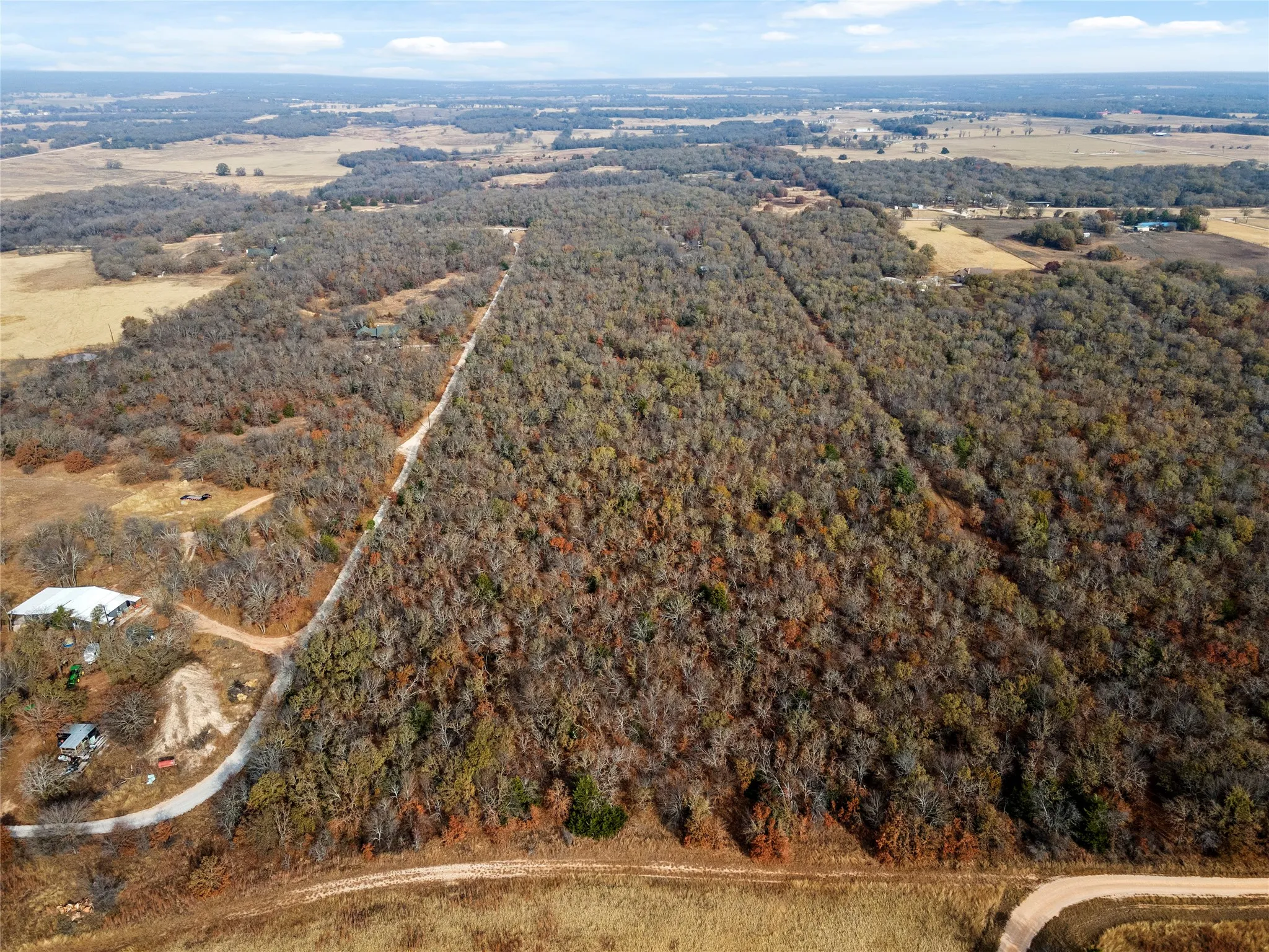 Aerial view of property's location