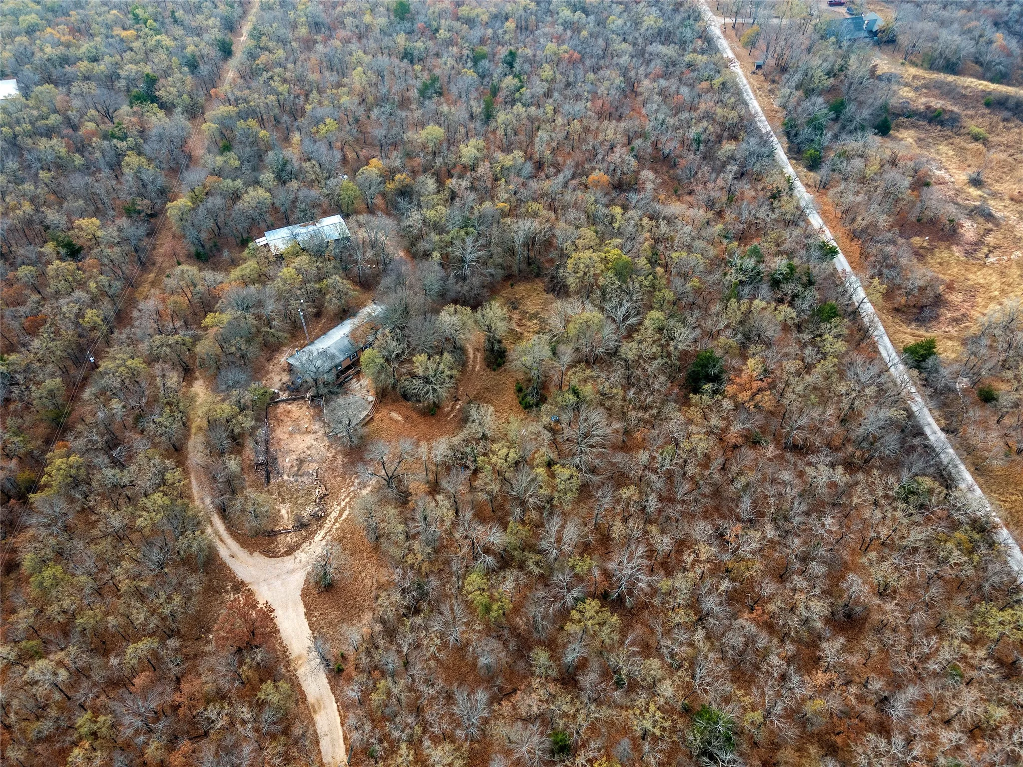 Aerial view of property and surrounding area