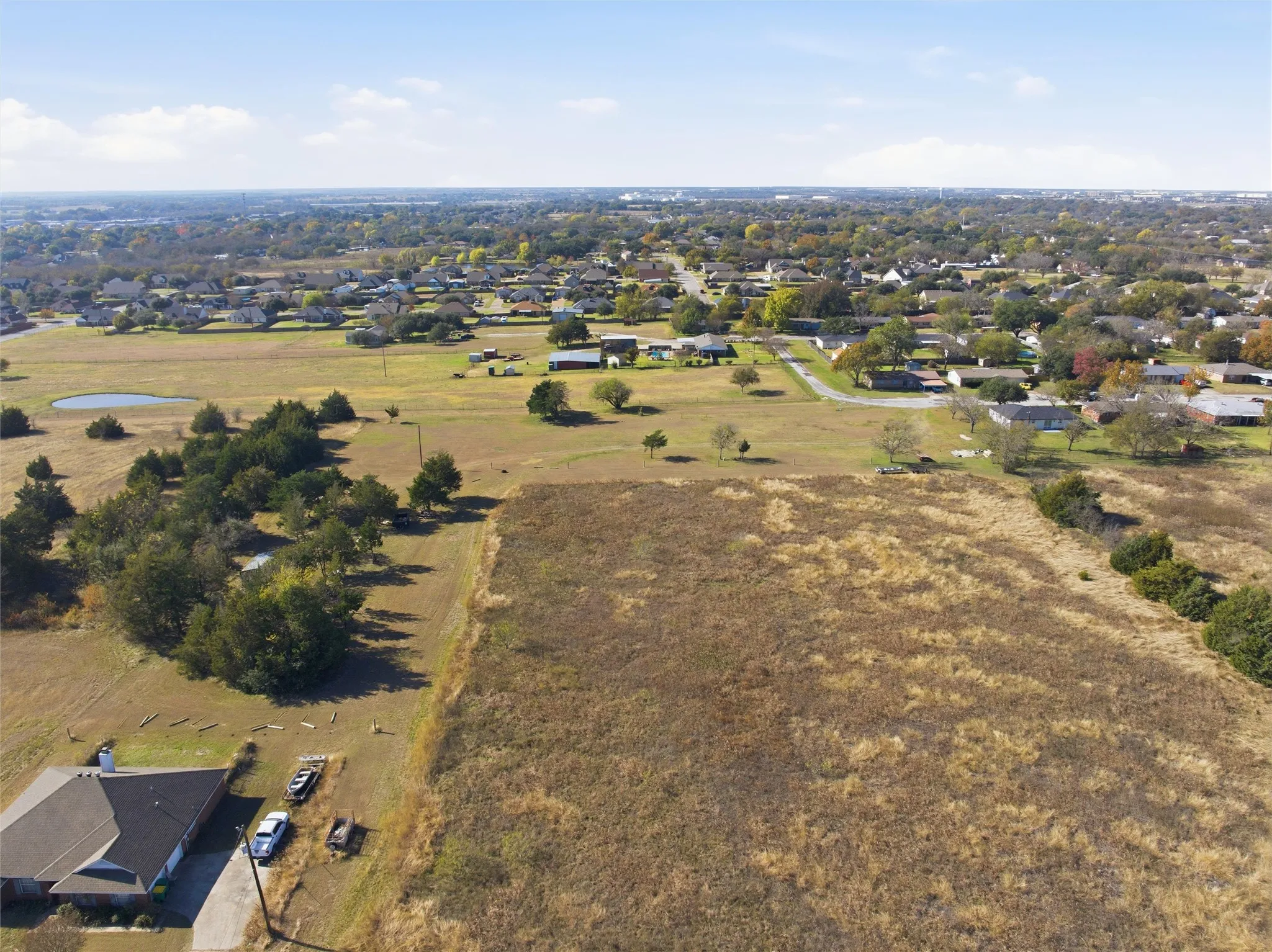Aerial overview of property's location