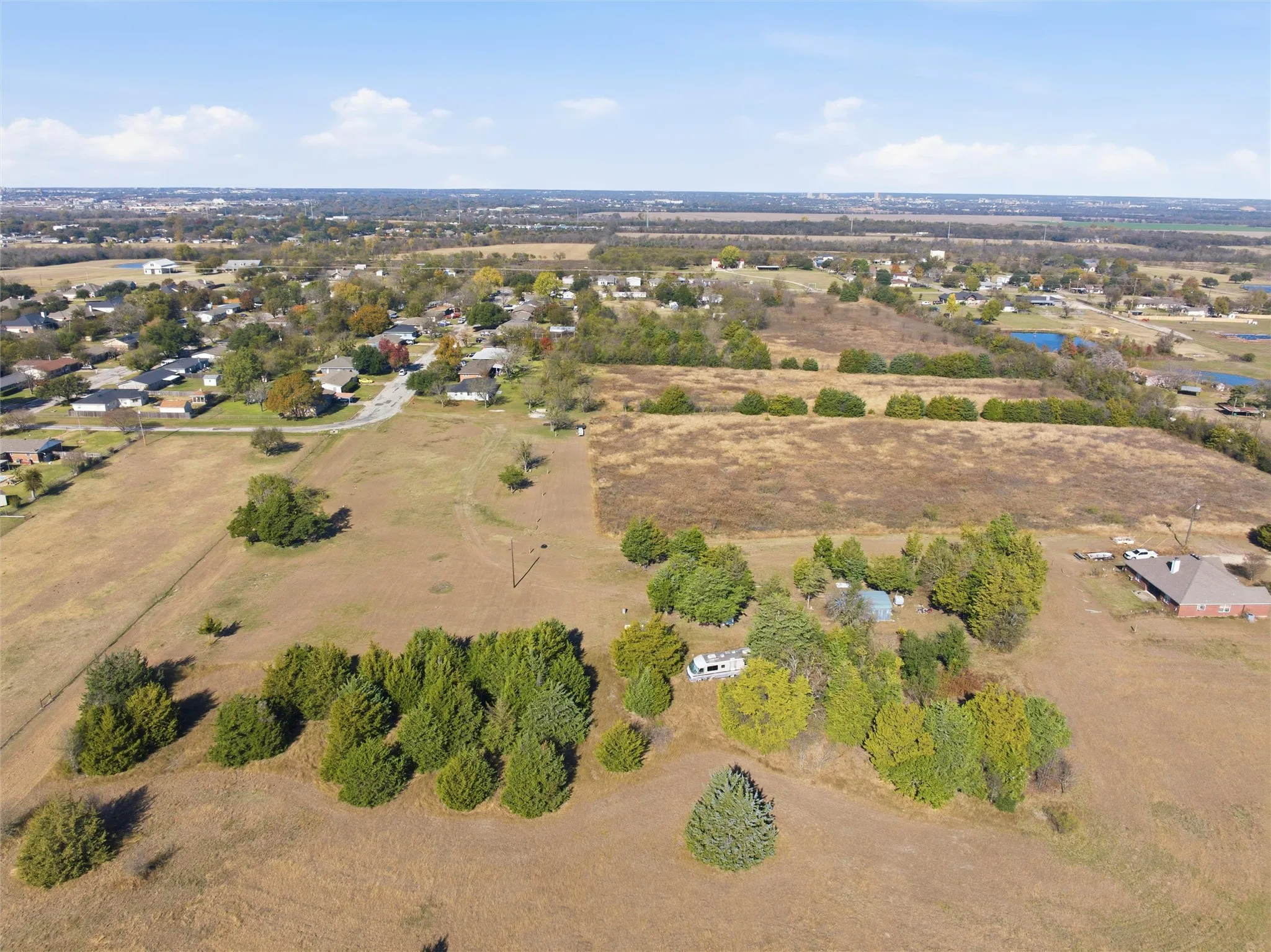 Aerial view of property's location featuring rural landscape