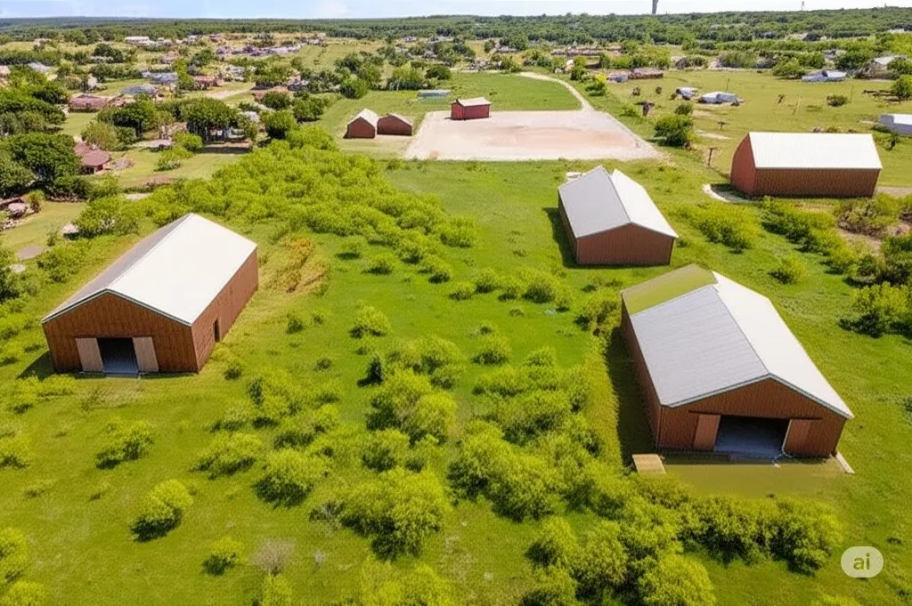 View of rural area AI  Generated to show the possibilities