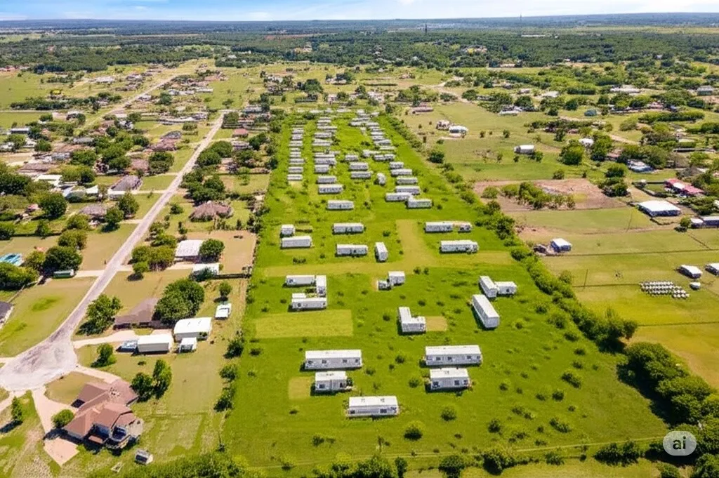 Aerial view AI  Generated to show the possibilities