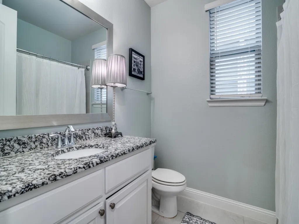 Secondary bathroom