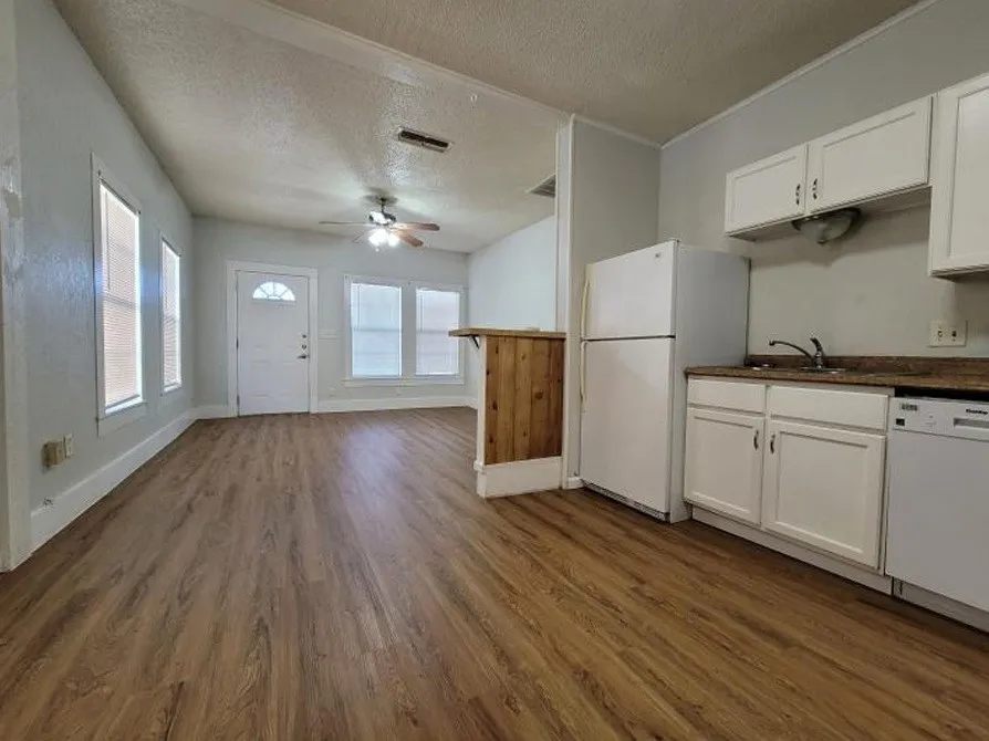 Kitchen and dining area