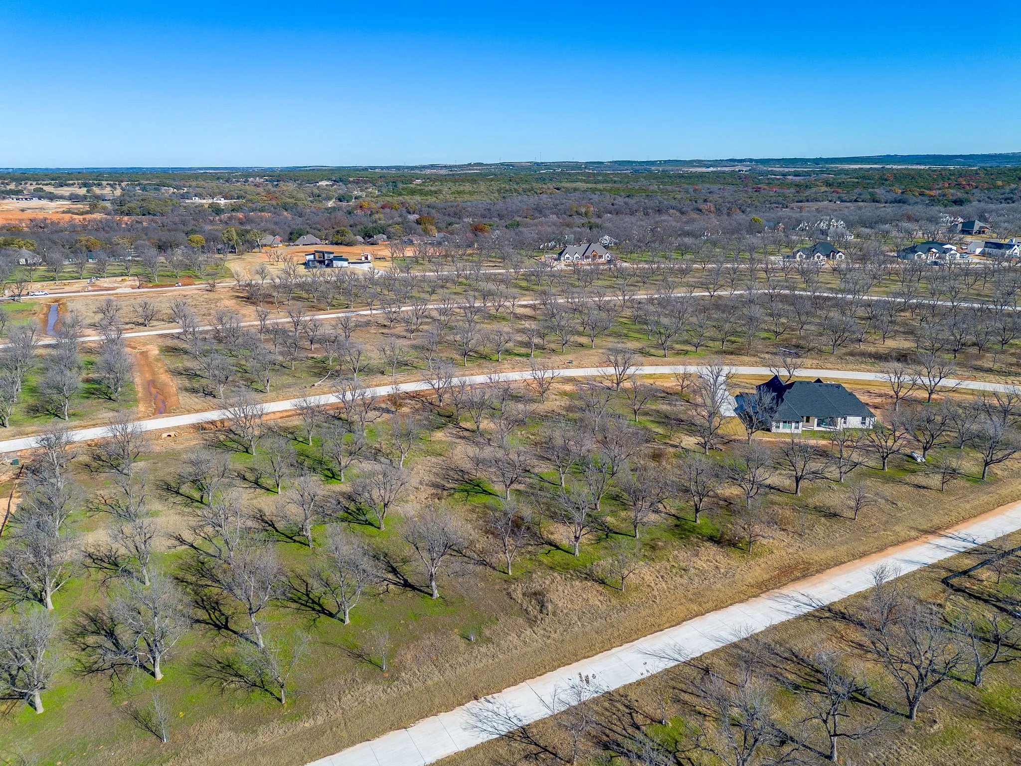 Aerial view of property's location featuring rural landscape