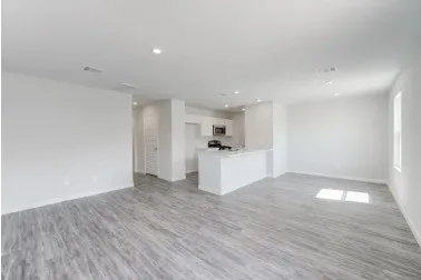 Everglades Full Living Room Dining Room and Kitchen