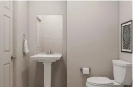 Redwood Half Bath