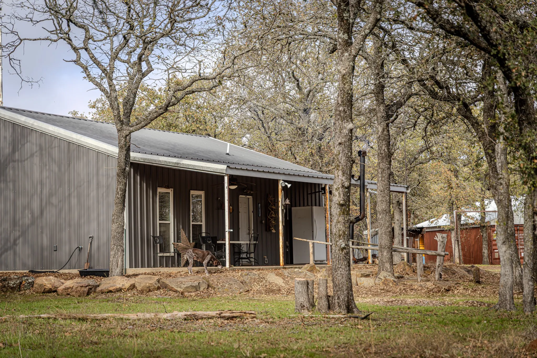 Back Porch of the Barndo