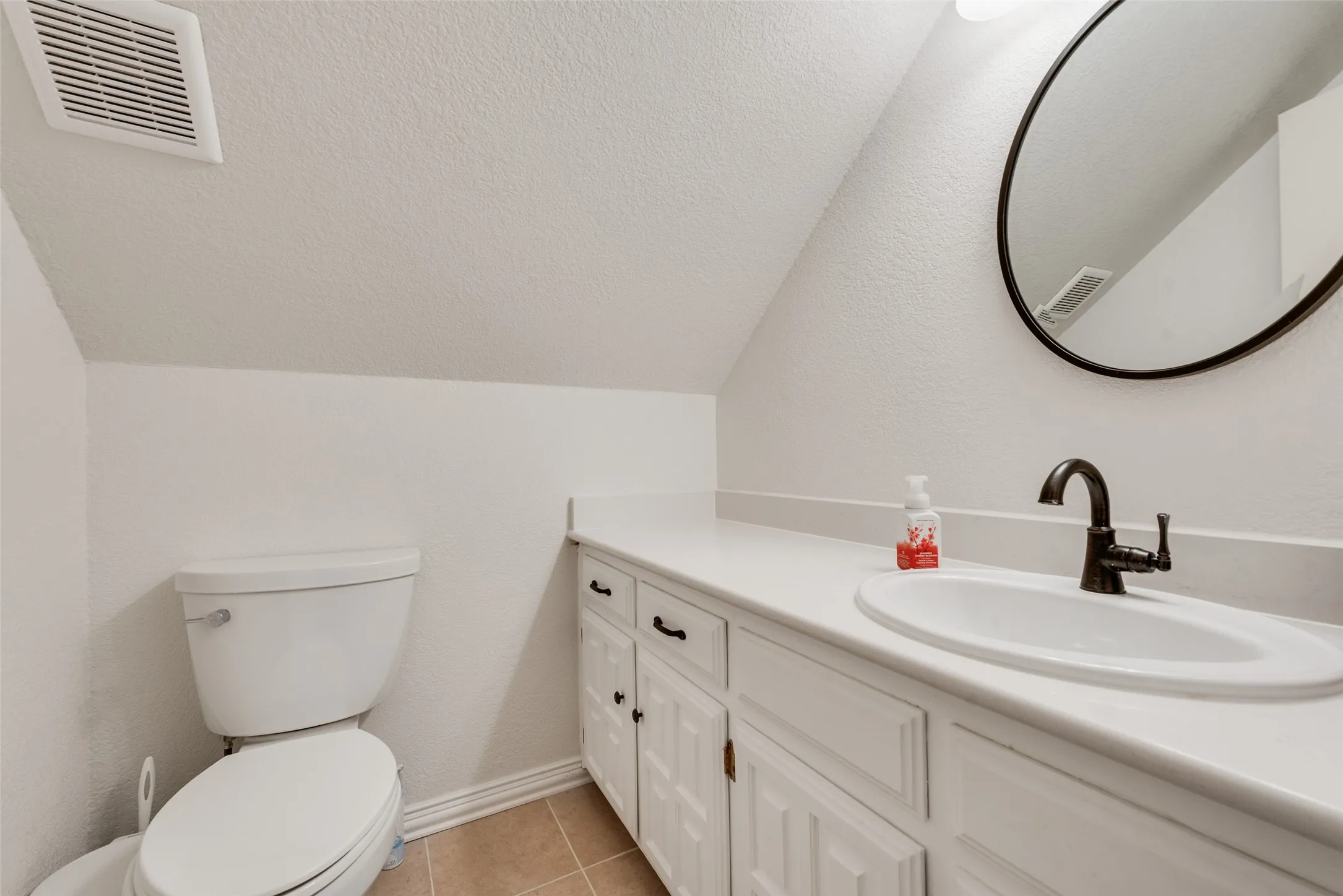 Half bath located downstairs