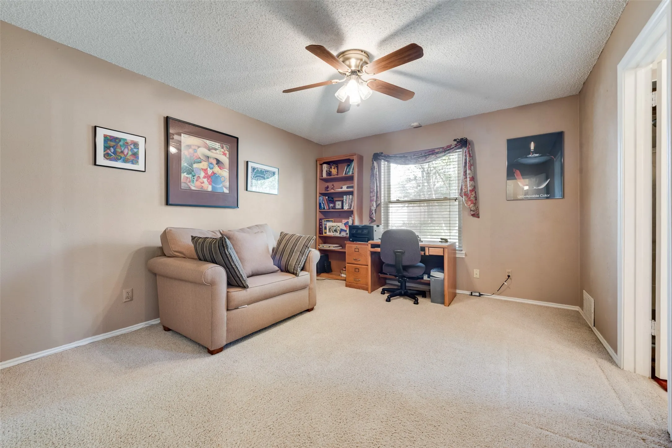 Second bedroom downstairs has an adjoining bathroom.