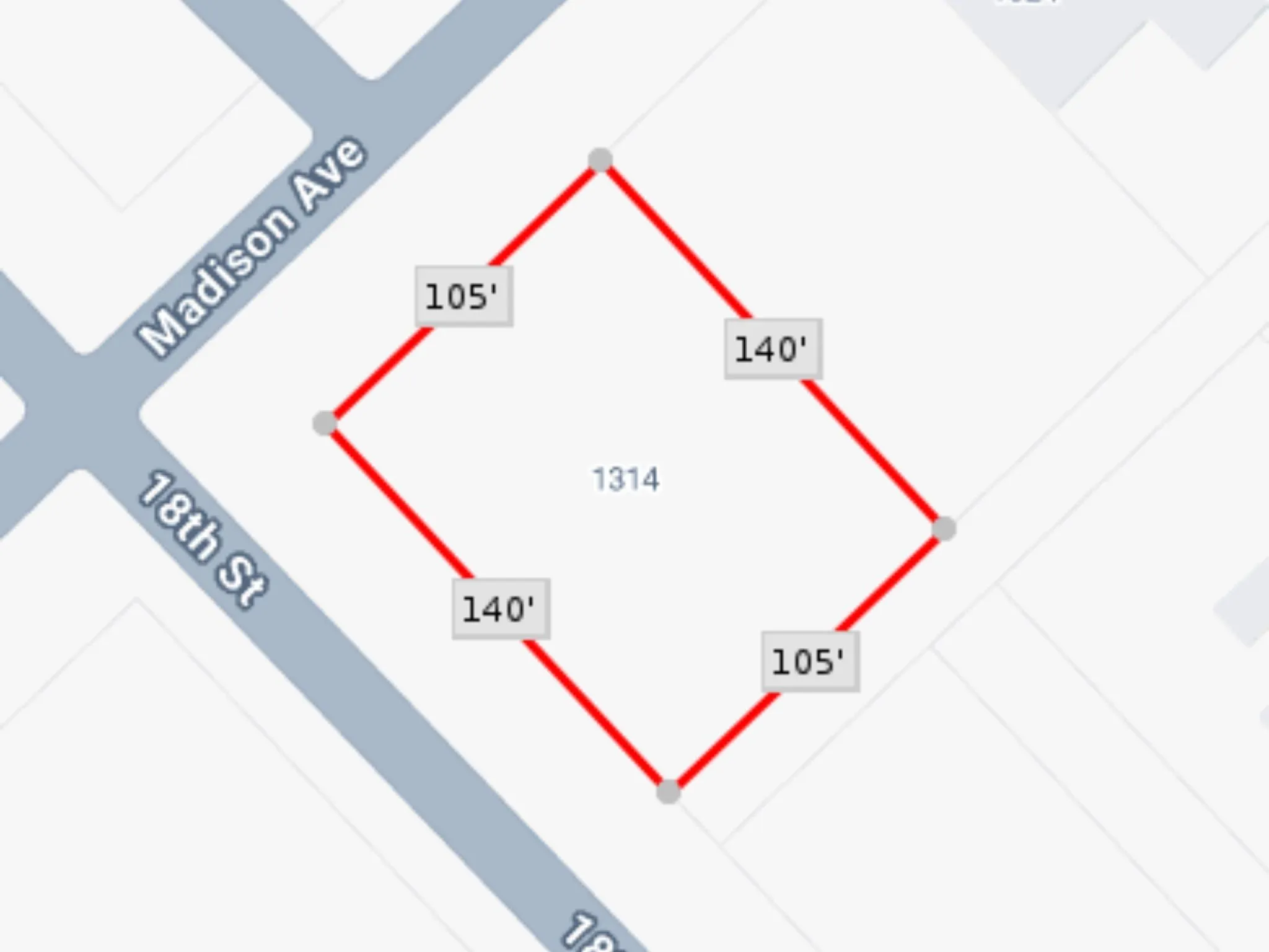Map / location of property area